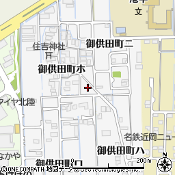 石川県金沢市御供田町ホ58周辺の地図