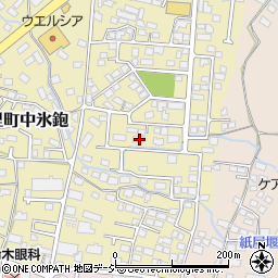 長野県長野市稲里町中氷鉋1046-1周辺の地図