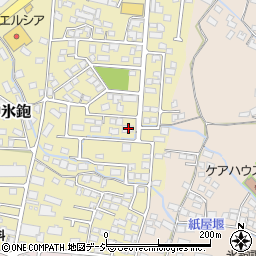 長野県長野市稲里町中氷鉋1042周辺の地図