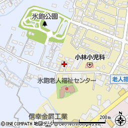 長野県長野市稲里町中氷鉋433周辺の地図