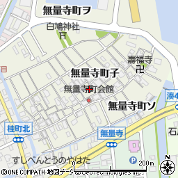 石川県金沢市無量寺町子186周辺の地図
