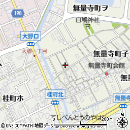 石川県金沢市無量寺町ナ42-1周辺の地図