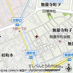 石川県金沢市無量寺町ナ42-1周辺の地図