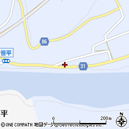 長野県長野市七二会甲1363周辺の地図
