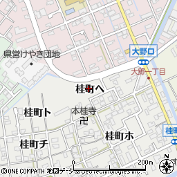 石川県金沢市桂町ヘ41周辺の地図