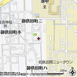 石川県金沢市御供田町ニ50周辺の地図