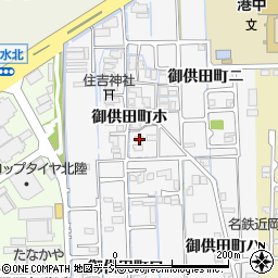 石川県金沢市御供田町ホ44周辺の地図