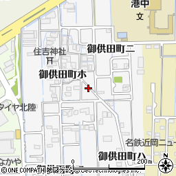 石川県金沢市御供田町ホ57周辺の地図