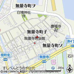 石川県金沢市無量寺町子185周辺の地図