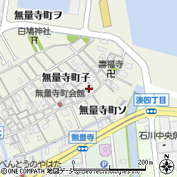 石川県金沢市無量寺町子82周辺の地図