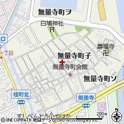 石川県金沢市無量寺町子195周辺の地図