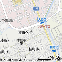 石川県金沢市桂町ヘ26周辺の地図