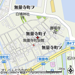 石川県金沢市無量寺町子175周辺の地図