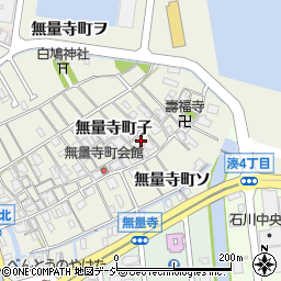 石川県金沢市無量寺町子172周辺の地図
