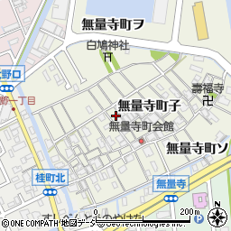 石川県金沢市無量寺町子201周辺の地図