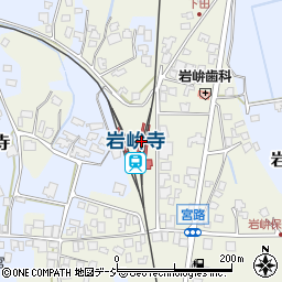 岩峅寺駅周辺の地図