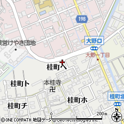 石川県金沢市桂町ヘ43周辺の地図