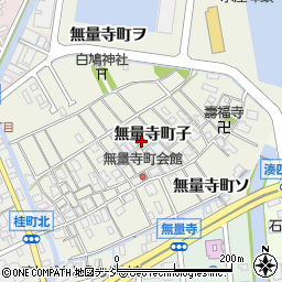 石川県金沢市無量寺町子183周辺の地図