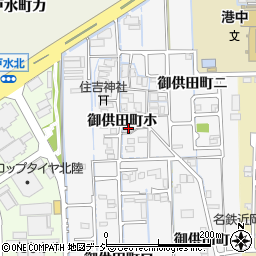 石川県金沢市御供田町ホ39周辺の地図