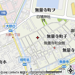 石川県金沢市無量寺町ナ35-2周辺の地図