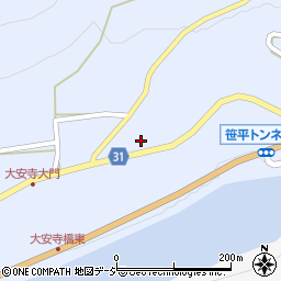 長野県長野市七二会甲613-2周辺の地図