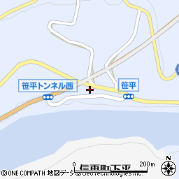 長野県長野市七二会甲874周辺の地図