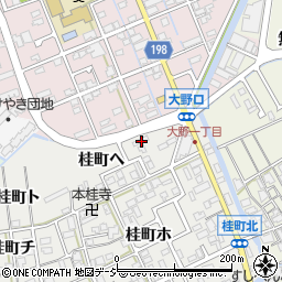 石川県金沢市桂町ヘ45周辺の地図