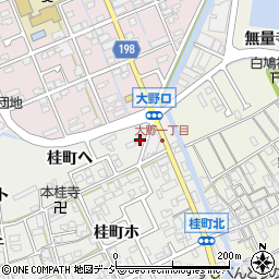 石川県金沢市桂町ヘ23周辺の地図