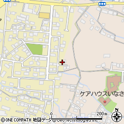 長野県長野市稲里町中氷鉋979-4周辺の地図