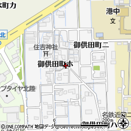 石川県金沢市御供田町ホ37周辺の地図