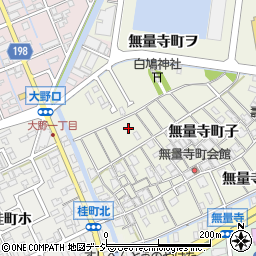 石川県金沢市無量寺町ナ36周辺の地図