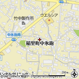 長野県長野市稲里町中氷鉋566-11周辺の地図