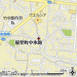 長野県長野市稲里町中氷鉋636-1周辺の地図