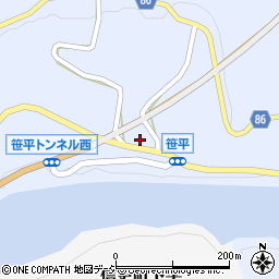 長野県長野市七二会甲904-5周辺の地図