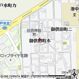 石川県金沢市御供田町ホ周辺の地図