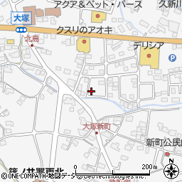 長野県長野市青木島町大塚909周辺の地図