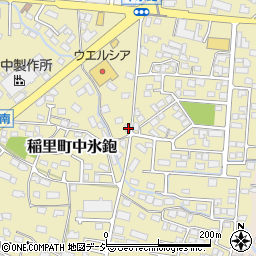 長野県長野市稲里町中氷鉋986-1周辺の地図