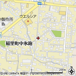 長野県長野市稲里町中氷鉋1077-1周辺の地図