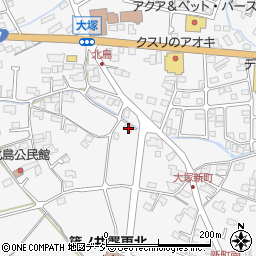 長野県長野市青木島町大塚664周辺の地図