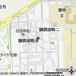 石川県金沢市御供田町ホ65周辺の地図