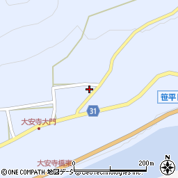 長野県長野市七二会甲175周辺の地図