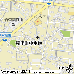長野県長野市稲里町中氷鉋636-9周辺の地図