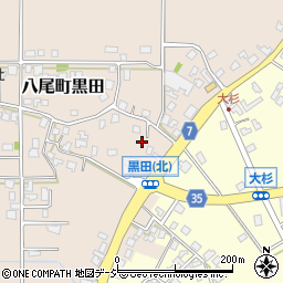 富山県富山市八尾町黒田3421周辺の地図