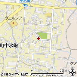 長野県長野市稲里町中氷鉋1075-6周辺の地図