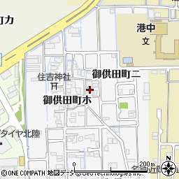 石川県金沢市御供田町ホ66周辺の地図