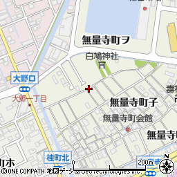 石川県金沢市無量寺町ナ周辺の地図