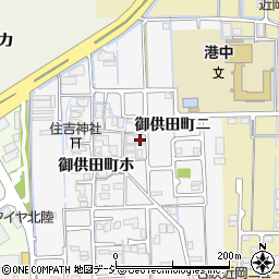 石川県金沢市御供田町ホ68周辺の地図