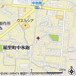 長野県長野市稲里町中氷鉋985-1周辺の地図