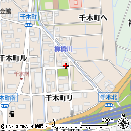 千木赤田公園周辺の地図