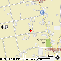 富山県砺波市中野周辺の地図